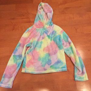 SO Fuzzy Warm Colorful Hoodie